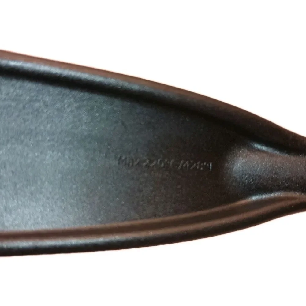 Kuhn Rikon Heat Resistant Turner Spatula, Black Plastic Handle, Solid